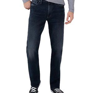 Silver Grayson Easy Fit Straight Leg Jeans